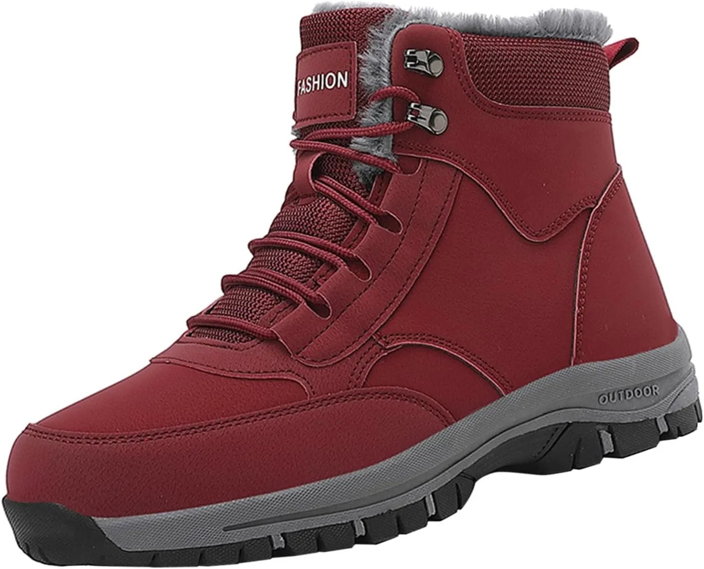 Work Boots for Men Waterproof Hiking Sneakers Ankle Booties Womens Safety Toe Shoes Slip On Platform Sneakers Indestructible Hike Grounded Footwear