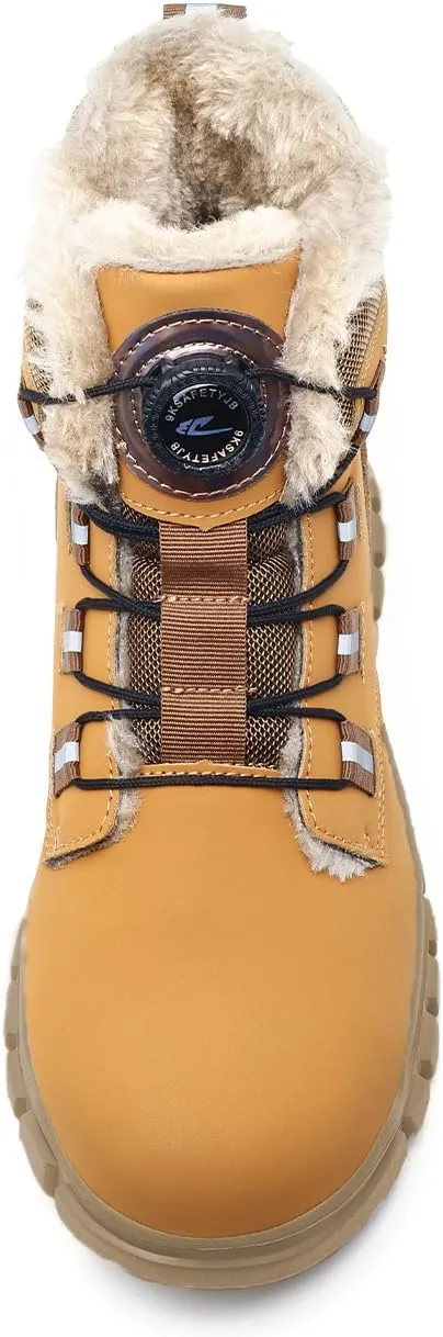 work boots for mensteel toe boots for womenConstruction Site Winter Warm Protective BootsAnti-smash Anti-puncture Work Boots