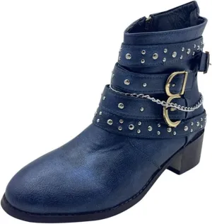 Work Boots for Women Ankle Womens Western Booties Ladies Winter Boots Work Boot Shoe Laces Men Comfortable and Soft Lightweight Chunky Block Low Heel Vintage